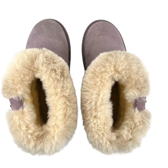 BEARPAW the Abby Boot in Lavender Size 2 Big Girl - Picture 7 of 12